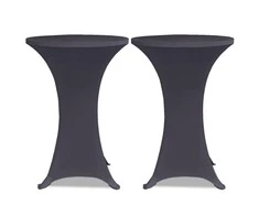 Tampri staltiesė, 2 vnt., Skersmuo 80 cm, Antracito spalvos