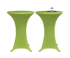 tampri staltiesė, skersmuo 80 cm, 2 vnt., žalios spalvos