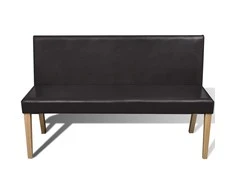 Suoliukas, rudas, 139,5cm, tamsus rudas, dirbtinė versta oda