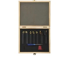 Grąžtas Tekinimo įrankių rinkinys, 12 dalių, 12x12mm, 80mm