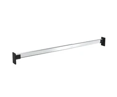 Teleskopiniai spintos skersiniai, 2vnt., sidabriniai, 58–100cm
