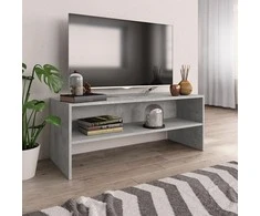 TV staliukas Televizoriaus spintelė, betono, 100x40x40cm, apdirbta mediena