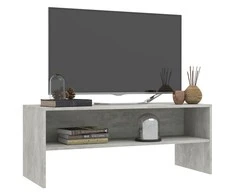 TV staliukas Televizoriaus spintelė, betono, 100x40x40cm, apdirbta mediena