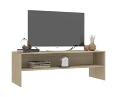 TV staliukas Televizoriaus spintelė, ąžuolo, 120x40x40cm, apdirbta mediena