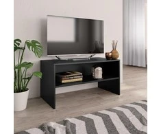 TV staliukas Televizoriaus spintelė, juoda, 80x40x40cm, apdirbta mediena