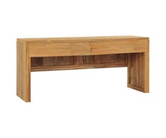 TV staliukas Televizoriaus spintelė, 100x30x45cm, tikmedžio medienos masyvas
