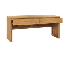 TV staliukas Televizoriaus spintelė, 100x30x45cm, tikmedžio medienos masyvas
