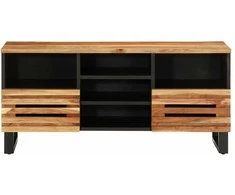 Televizoriaus spintelė, 100x34x46cm, akacijos medienos masyvas
