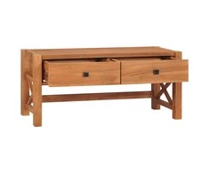 TV staliukas Televizoriaus spintelė, 100x40x45cm, tikmedžio mediena