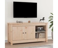 TV staliukas Televizoriaus spintelė, 103x36,5x52cm, pušies medienos masyvas