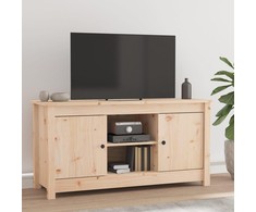 TV staliukas Televizoriaus spintelė, 103x36,5x52cm, pušies medienos masyvas