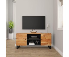 TV staliukas Televizoriaus spintelė, 105x33x46cm, akacijos medienos masyvas