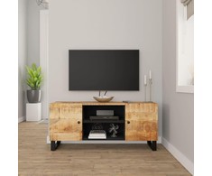 TV staliukas Televizoriaus spintelė, 105x33x46cm, mango medienos masyvas