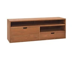 TV staliukas Televizoriaus spintelė, 110x30x40cm, tikmedžio medienos masyvas