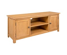 TV staliukas Televizoriaus spintelė, 110x35x44cm, ąžuolo medienos masyvas