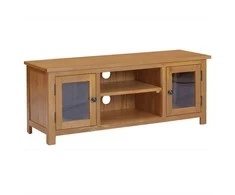 TV staliukas Televizoriaus spintelė, 110x35x44cm, ąžuolo medienos masyvas