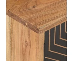 TV staliukas Televizoriaus spintelė, 115x30x39cm, akacijos medienos masyvas