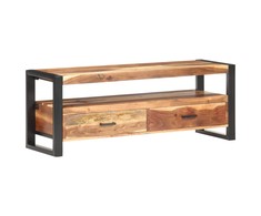 TV staliukas Televizoriaus staliukas, 120x35x45cm, mediena su medaus apdaila
