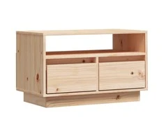TV staliukas Televizoriaus spintelė, 60x35x37cm, pušies medienos masyvas