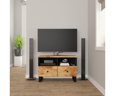 TV staliukas Televizoriaus spintelė, 70x33x46cm, mango medienos masyvas