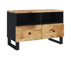 TV staliukas Televizoriaus spintelė, 70x33x46cm, mango medienos masyvas