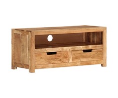TV staliukas Televizoriaus spintelė, 88x35x40cm, akacijos medienos masyvas