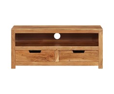 TV staliukas Televizoriaus spintelė, 88x35x40cm, akacijos medienos masyvas