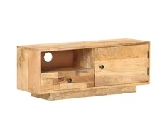 TV staliukas Televizoriaus spintelė, 90x30x35cm, mango medienos masyvas