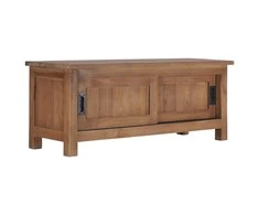 TV staliukas Televizoriaus spintelė, 90x30x35cm, tikmedžio medienos masyvas