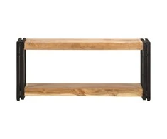 TV staliukas Televizoriaus spintelė, 90x30x40cm, akacijos medienos masyvas