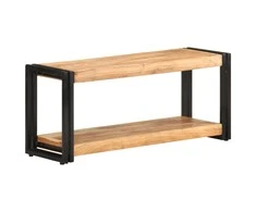 TV staliukas Televizoriaus spintelė, 90x30x40cm, akacijos medienos masyvas