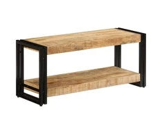 TV staliukas Televizoriaus spintelė, 90x30x40cm, mango medienos masyvas