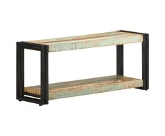 TV staliukas Televizoriaus spintelė, 90x30x40cm, perdirbtos medienos masyvas