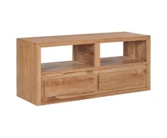 TV staliukas Televizoriaus spintelė, 90x30x40cm, tikmedžio medienos masyvas