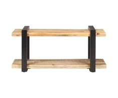 TV staliukas Televizoriaus spintelė, 90x40x40cm, neapdorota mango mediena