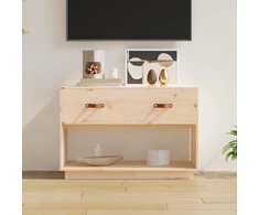 TV staliukas Televizoriaus spintelė, 90x40x60cm, pušies medienos masyvas