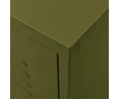 TV staliukas Televizoriaus spintelė, alyvuogių žalia, 105x35x50cm, plienas