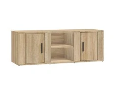 TV staliukas Televizoriaus spintelė, ąžuolo, 100x31,5x35cm, apdirbta mediena