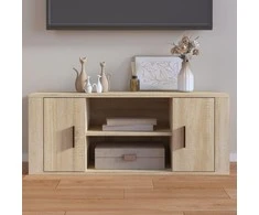 TV staliukas Televizoriaus spintelė, ąžuolo, 100x35x40cm, apdirbta mediena