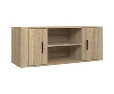 TV staliukas Televizoriaus spintelė, ąžuolo, 100x35x40cm, apdirbta mediena
