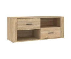TV staliukas Televizoriaus spintelė, ąžuolo, 100x35x40cm, apdirbta mediena