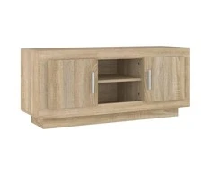 TV staliukas Televizoriaus spintelė, ąžuolo, 102x35x45cm, apdirbta mediena