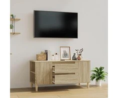 TV staliukas Televizoriaus spintelė, ąžuolo, 102x44,5x50cm, apdirbta mediena