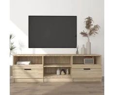 TV staliukas Televizoriaus spintelė, ąžuolo, 150x33,5x45cm, apdirbta mediena