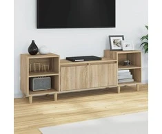 TV staliukas Televizoriaus spintelė, ąžuolo, 160x35x55cm, apdirbta mediena