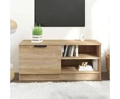 TV staliukas Televizoriaus spintelė, ąžuolo, 80x35x36,5cm, apdirbta mediena
