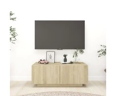 TV staliukas Televizoriaus spintelė, ąžuolo, 100x35x40cm, apdirbta mediena