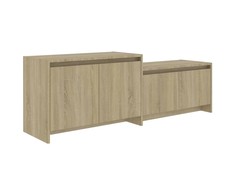 TV staliukas Televizoriaus spintelė, ąžuolo, 146,5x35x50cm, apdirbta mediena
