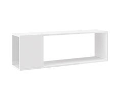 TV staliukas Televizoriaus spintelė, balta, 100x24x32cm, apdirbta mediena