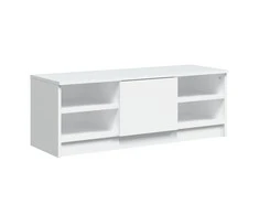 TV staliukas Televizoriaus spintelė, balta, 102x35,5x36,5cm, mediena